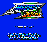 Megaman Xtreme (USA) Title Screen